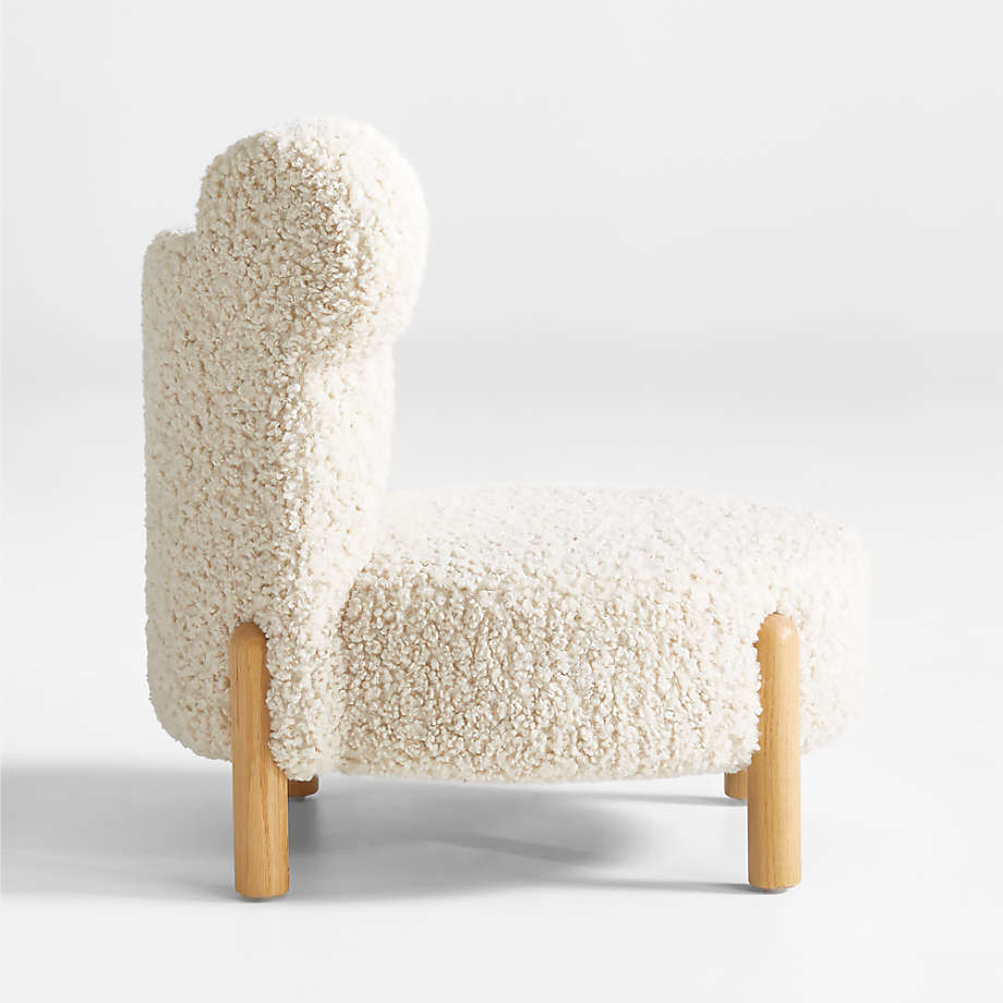 Kids Cream White Bear Play Chair