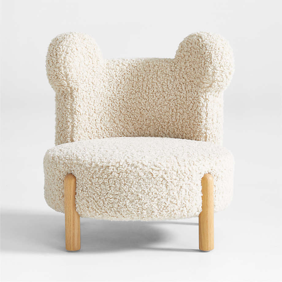 Kids Cream White Bear Play Chair