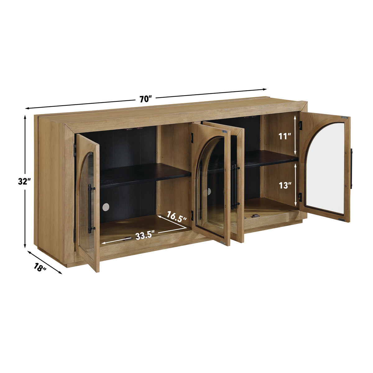 Lixy 70'' Sideboard Media Console