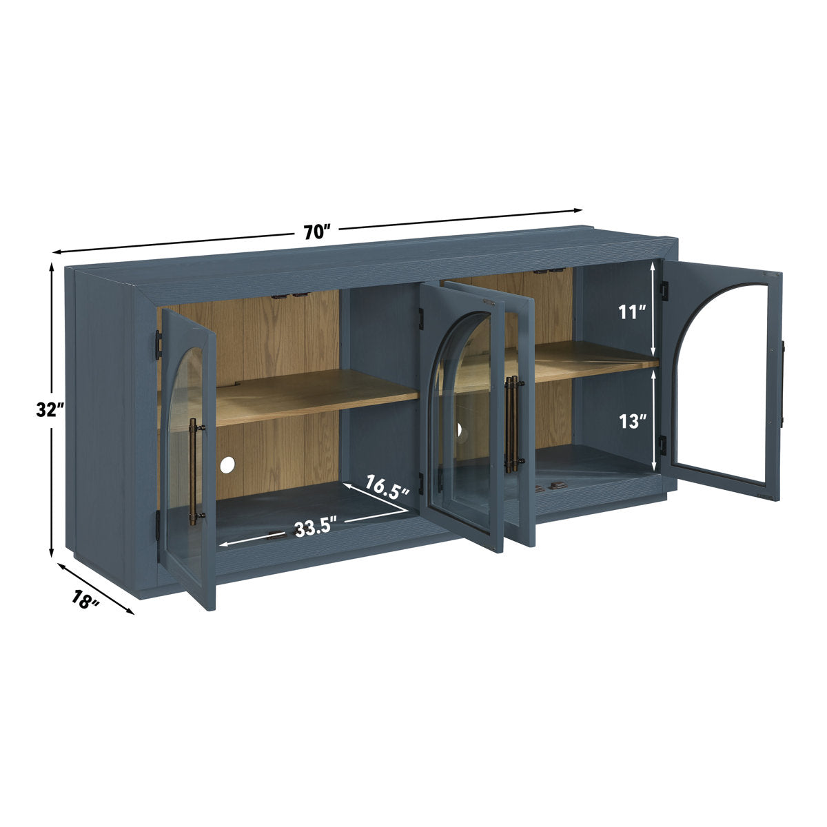 Lixy 70'' Sideboard Media Console