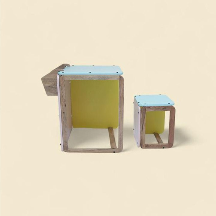 OHIO - Small Stool+ Table- Size changing