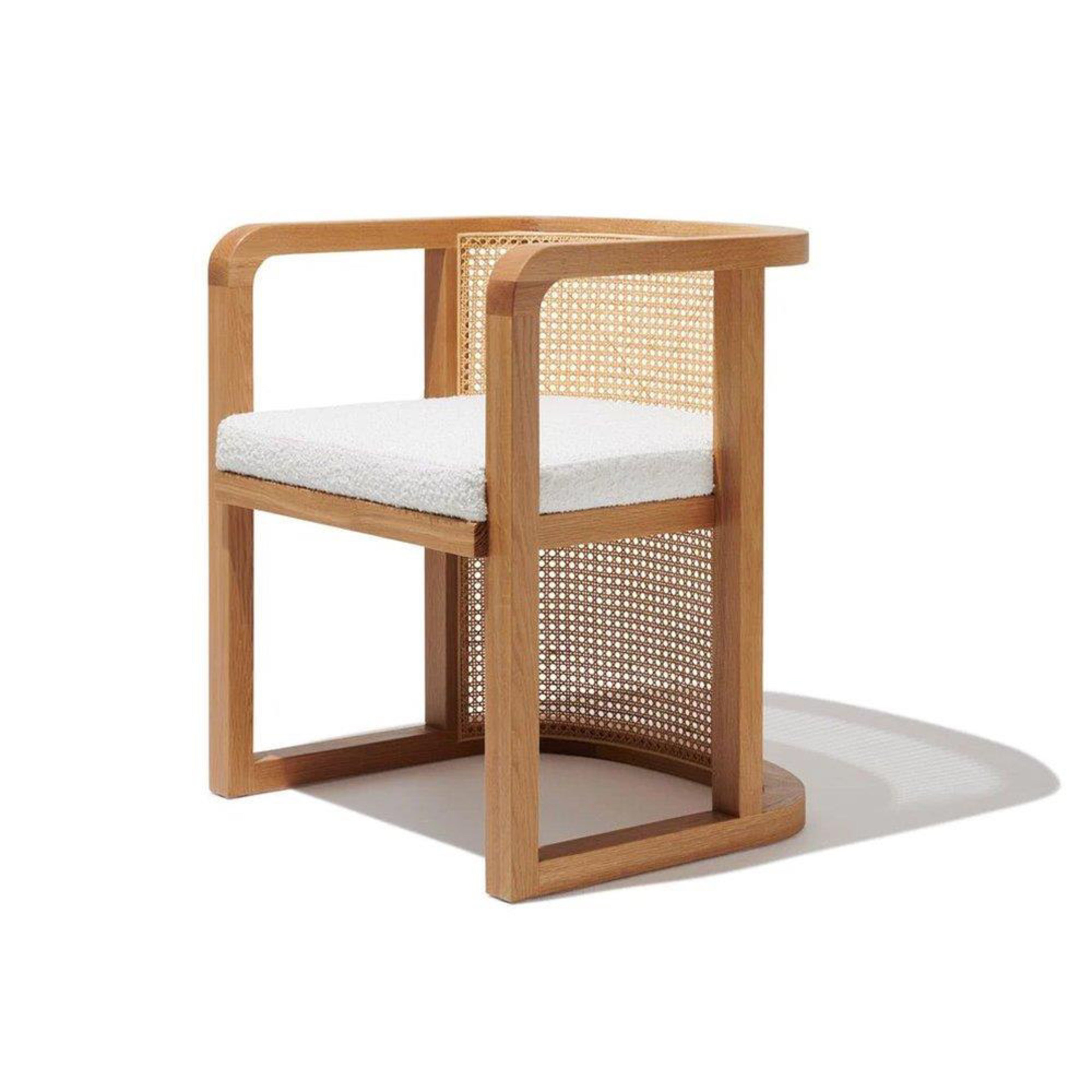 Cane Lounge Chair Front View | Mamta Handicraft