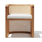 Cane Lounge Chair Side View | Mamta Handicraft