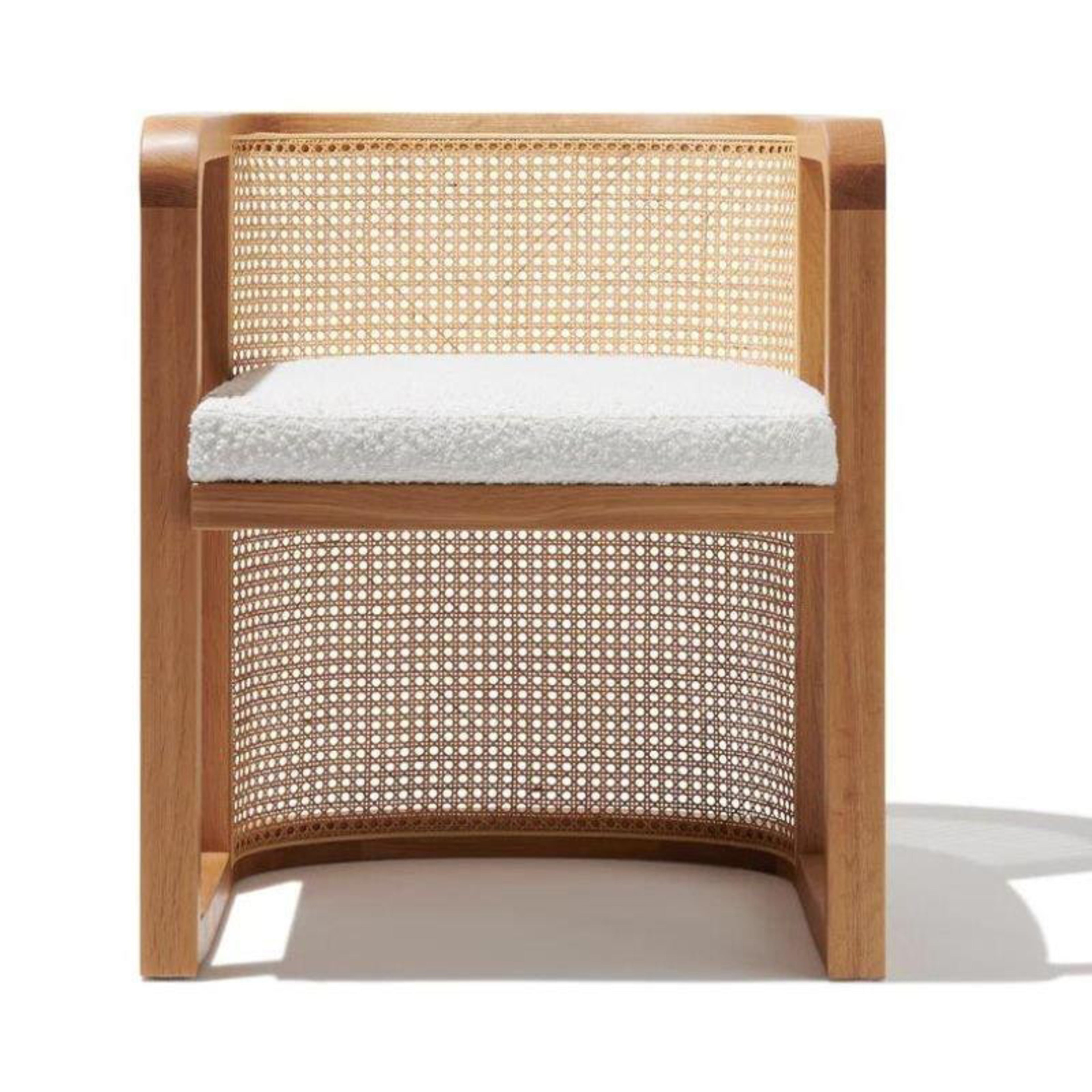 Cane Lounge Chair Side View | Mamta Handicraft