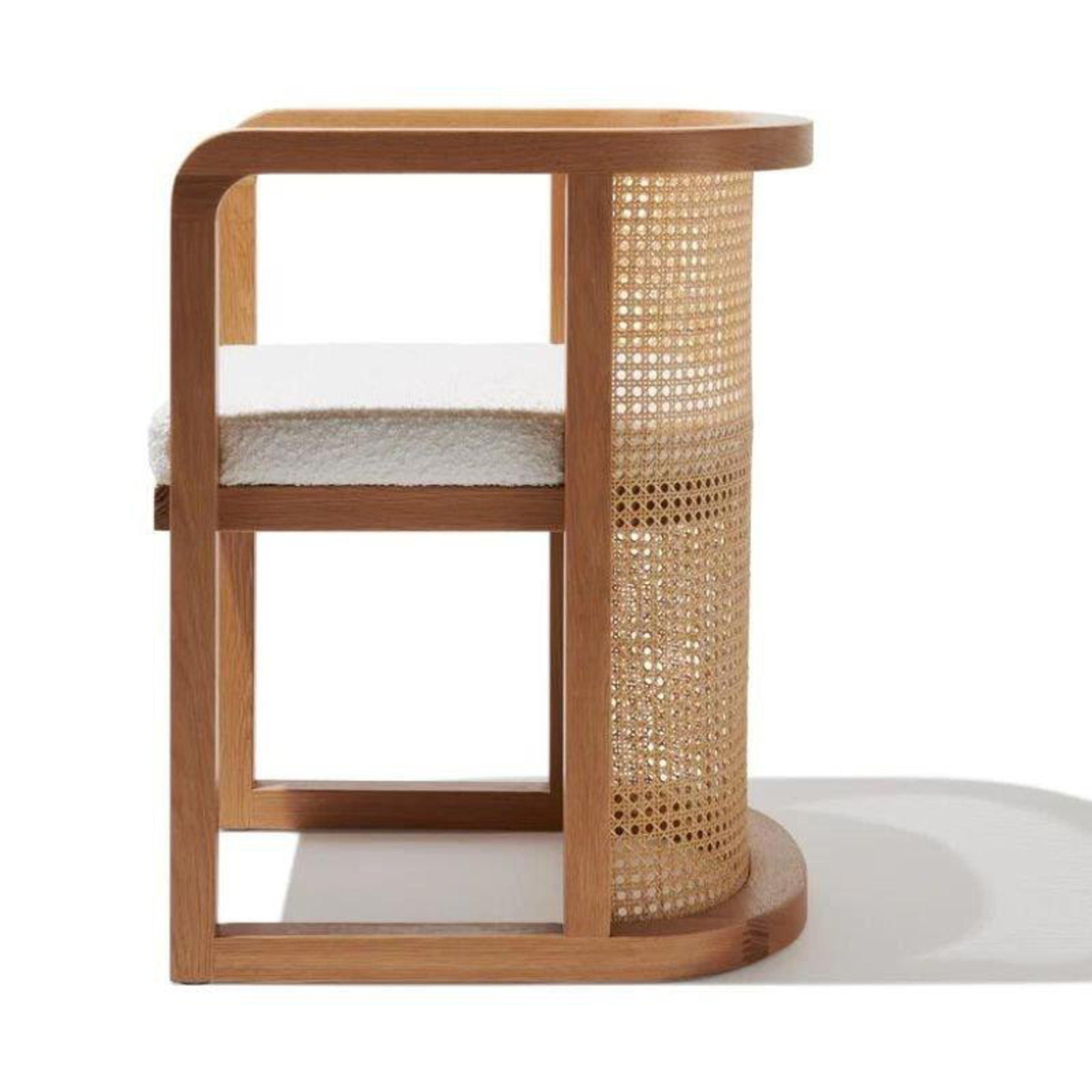 Cane Lounge Chair Back View | Mamta Handicraft