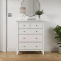 Wynmist Solid Wood 5 Drawer Chest