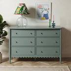 Zaira Classic Solid Wood 6-Drawer Wide Dresser