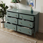 Zaira Classic Solid Wood 6-Drawer Wide Dresser
