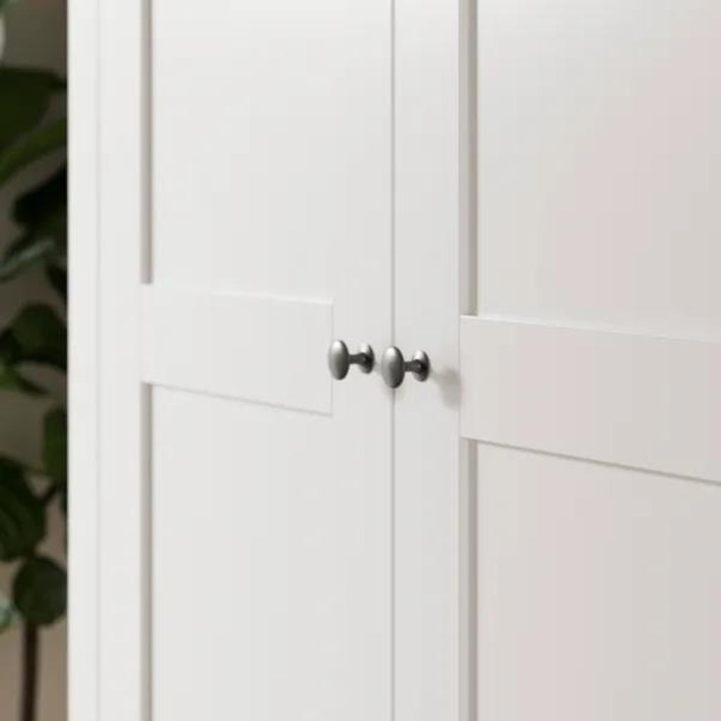 Wynmist Solid Wood 2 Door Wardrobe with 2 Drawers