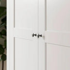 Wynmist Solid Wood 2 Door Wardrobe with 2 Drawers