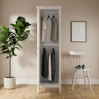 Wynmist Solid Wood 1 Door Wardrobe