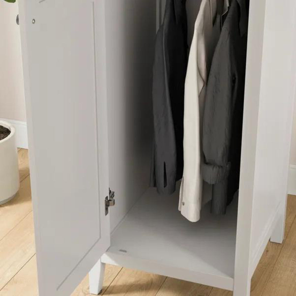 Wynmist Solid Wood 1 Door Wardrobe