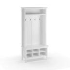 Wynmist Solid Wood Hall Entryway Storage Unit