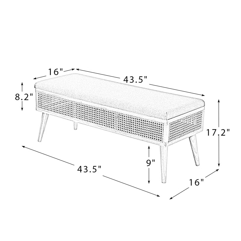 Oslo Murphy Solid Wood Bench