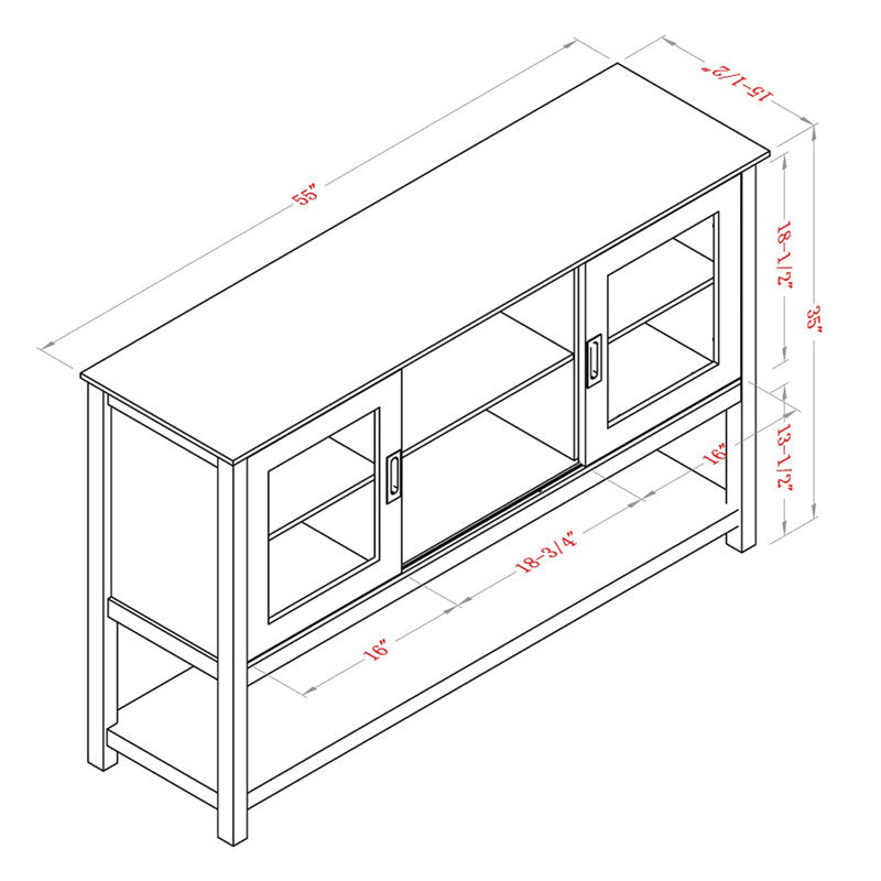 Pisek 55'' Sideboard