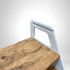 Solid Wood Kids 2-in-1 Step Stool and Chair | Mamta Handicraft