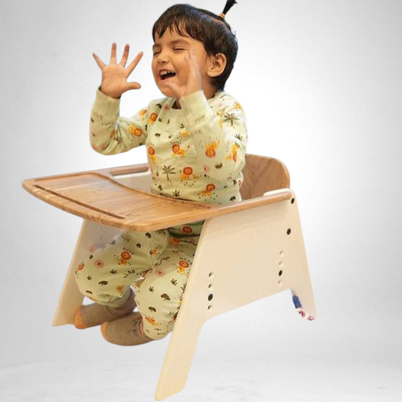 Solid Wood Kids Booster Seat | Mamta Handicraft