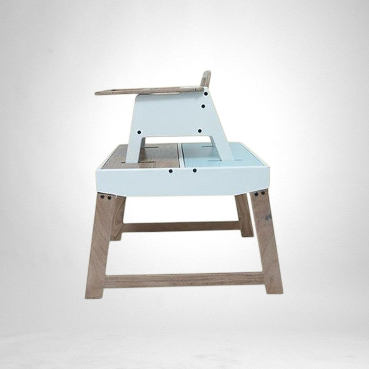 Solid Wood Kids High Chair and Table Set | Mamta Handicraft