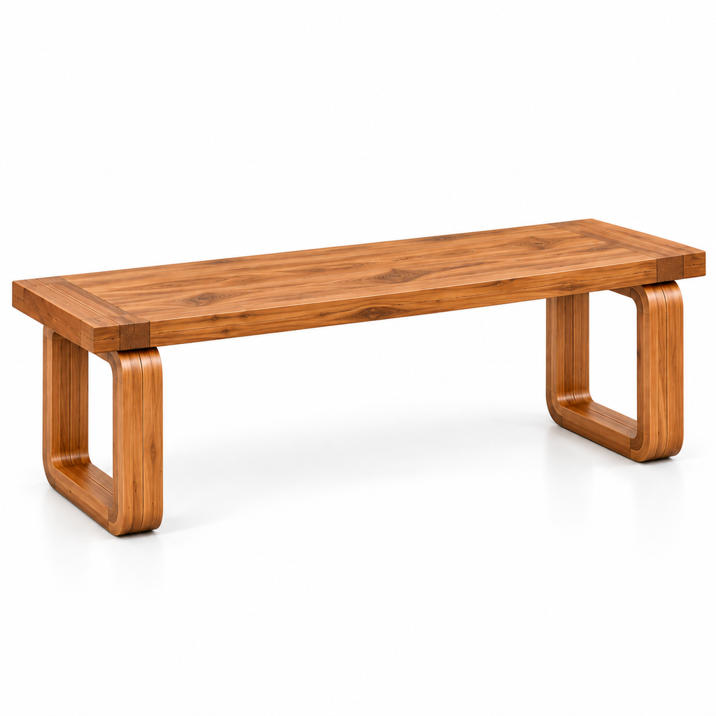 Spain Teak Wood Dining Bench