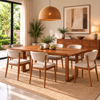 Spain Teak Wood Dining Table 6 Seater