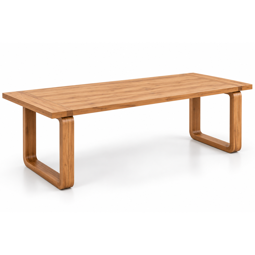 Spain Teak Wood Dining Table 6 Seater
