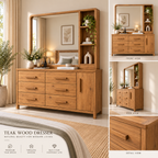 Spain Teak Wood Large Dresser