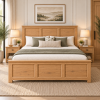 Spain Teak Wood NS Bed