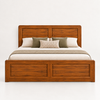 Spain Teak Wood With Hydraulic Storage Bed