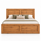 Spain Teak Wood With Hydraulic Storage Bed