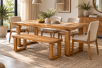 Spain Teak Wood Dining Bench