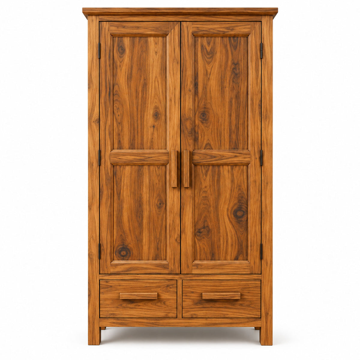 Spain Teak Wood Wardrobe
