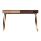 Rustic Haven Oak Study Desk Home Office | Mamta Handicraft