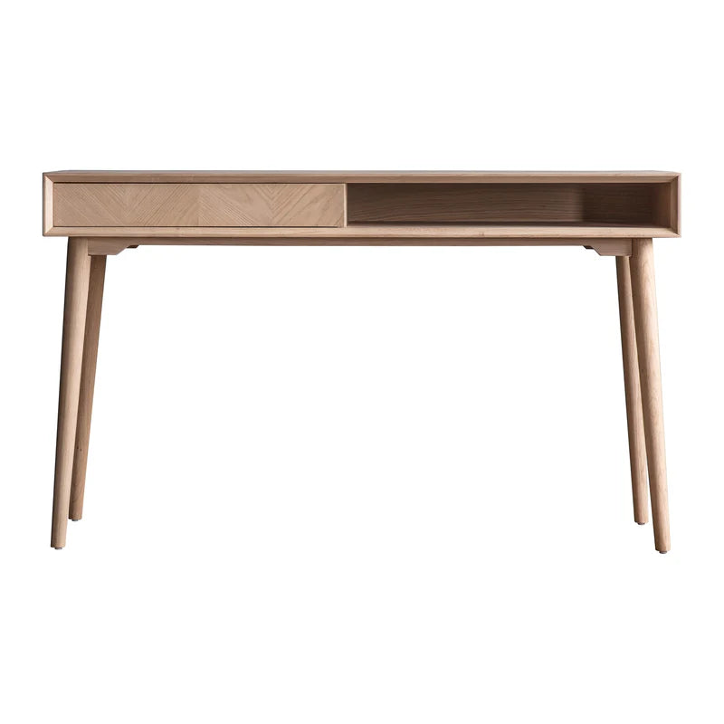 Rustic Haven Oak Study Desk Home Office | Mamta Handicraft