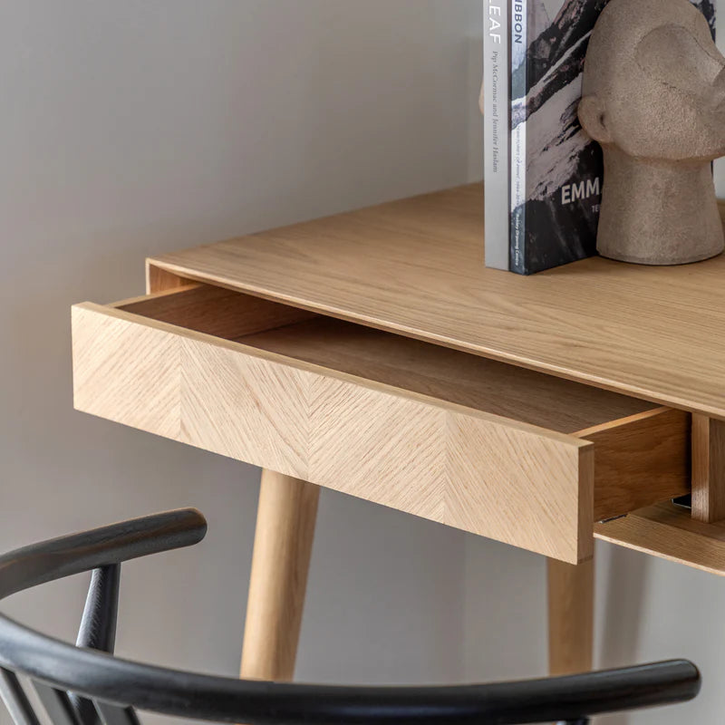 Rustic Haven Desk Front View | Mamta Handicraft