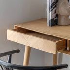Rustic Haven Desk Front View | Mamta Handicraft