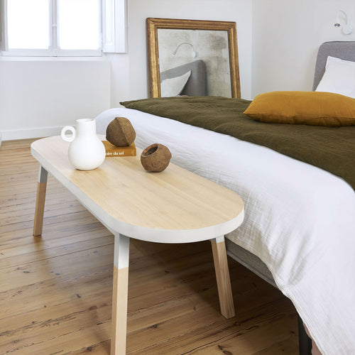 {"alt" => "Egee - Bed bench end 140 cm, 100% solid ash"}
