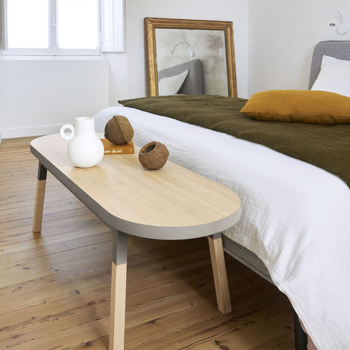 {"alt" => "Egee - Bed bench end 140 cm, 100% solid ash"}