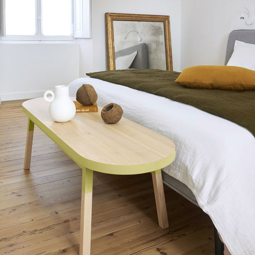 {"alt" => "Egee - Bed bench end 140 cm, 100% solid ash"}
