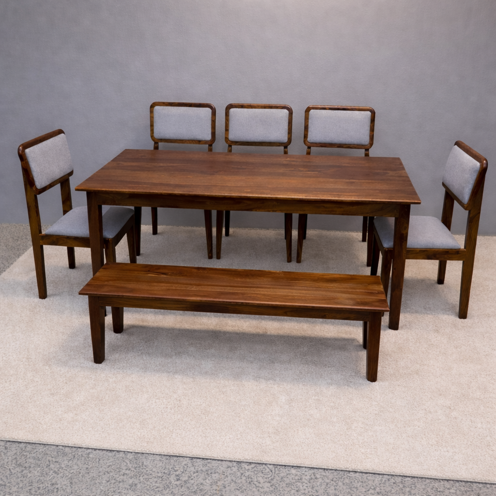 Urban Living Sheesham 8 Seater Dining Set Honey Lifestyle | Mamta Handicraft