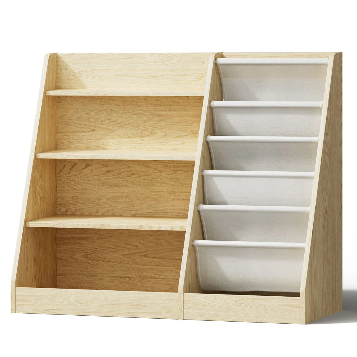 Maggiorina Kids Standard Bookcase, Storage Book Rack, Organizer Cabinet, Book Display