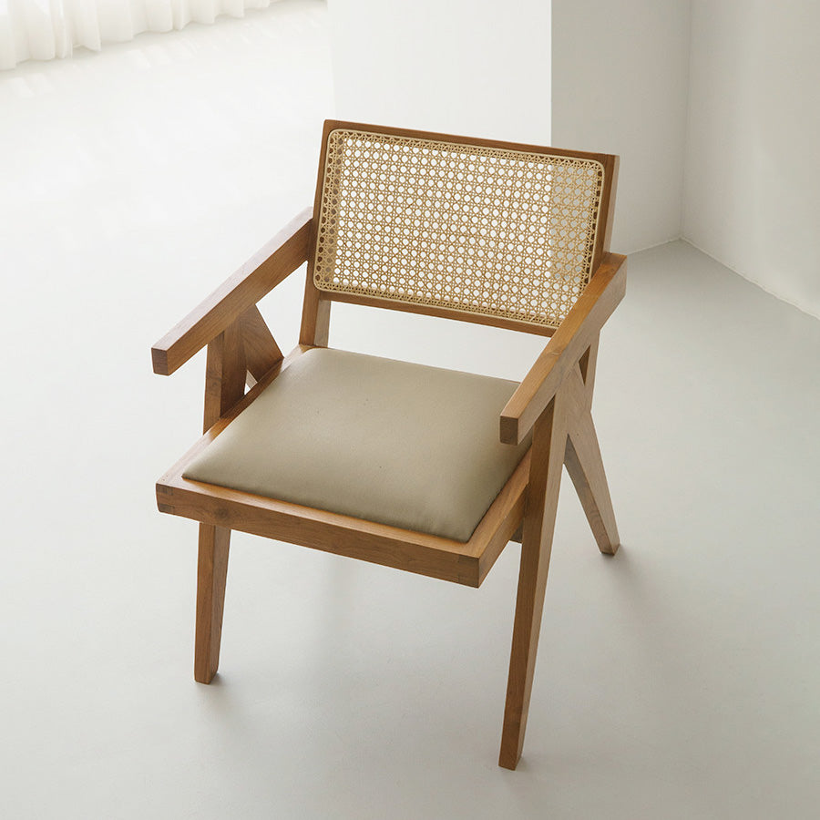 Replica Chandigarh Solid Wood Lounge Chair Set Of 2