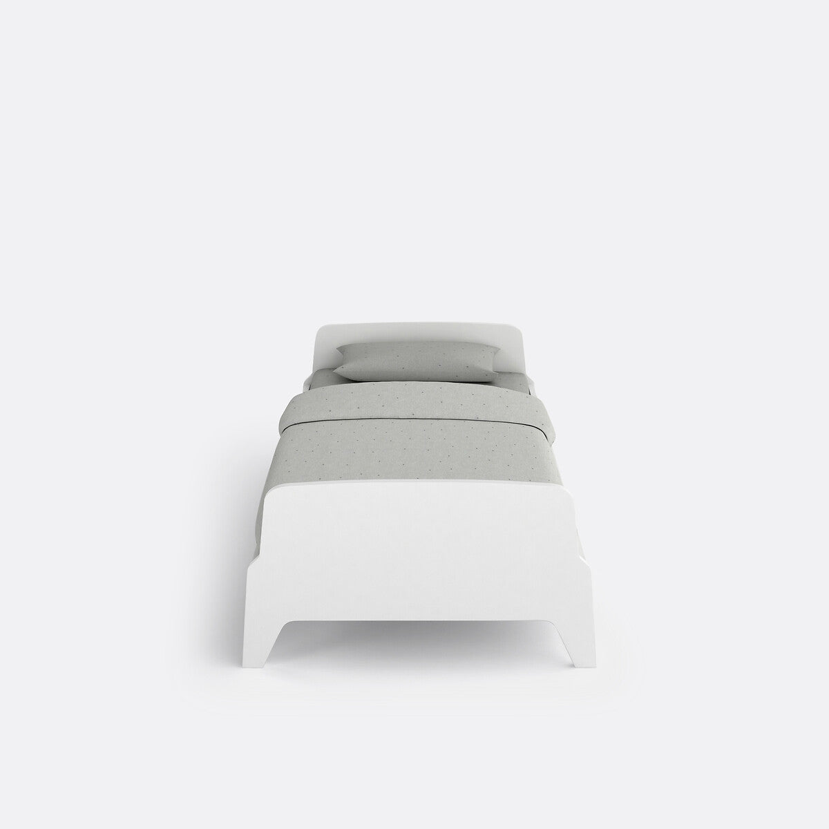 Retro vintage style bed, 1 person, Adil