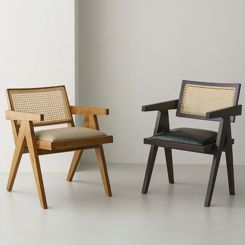 Replica Chandigarh Solid Wood Lounge Chair Set Of 2