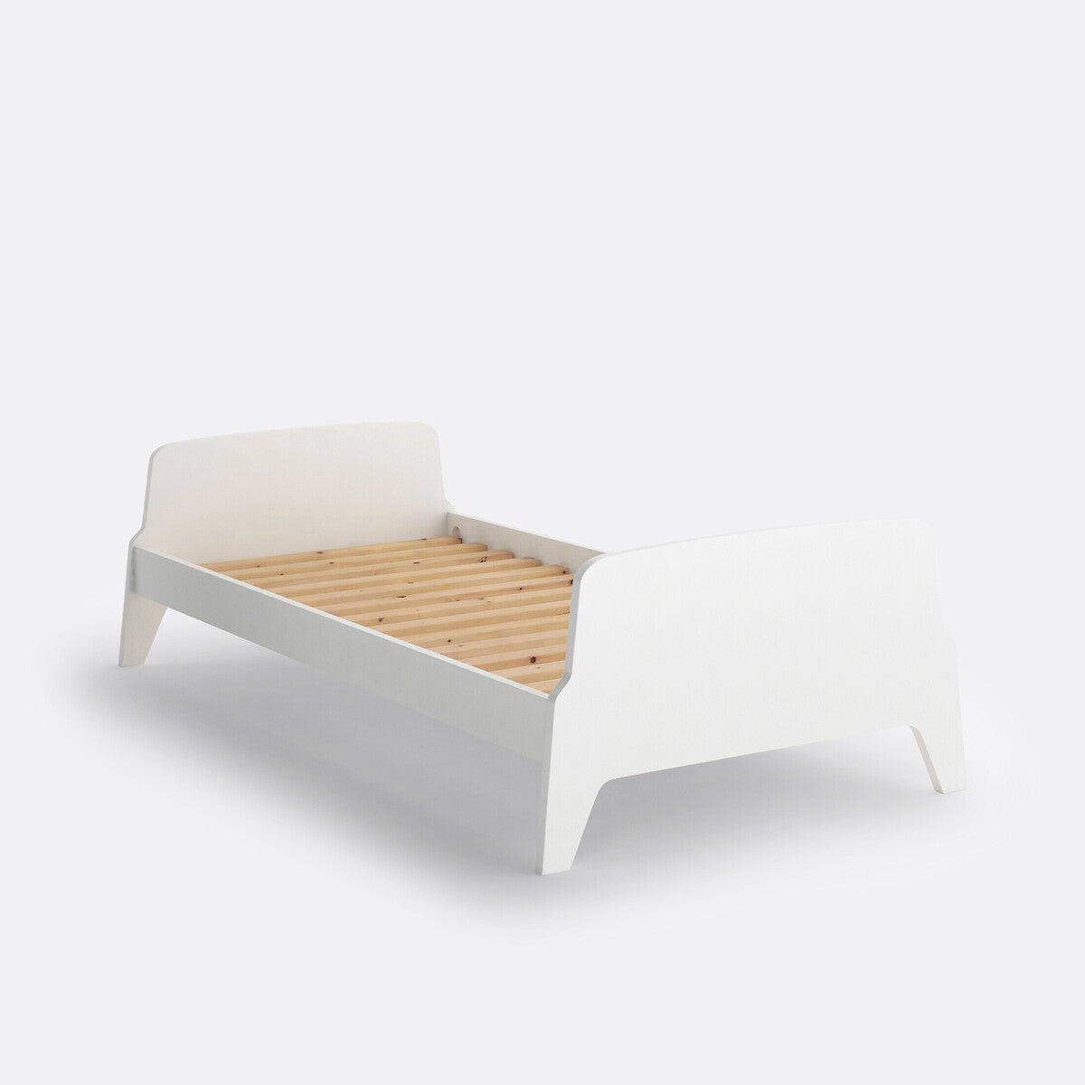 Retro vintage style bed, 1 person, Adil