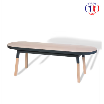 Egee - Bed bench end 140 cm, 100% solid ash