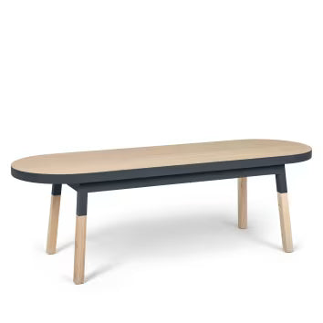 Egee - Bed bench end 140 cm, 100% solid ash