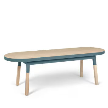 Egee - Bed bench end 140 cm, 100% solid ash