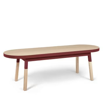 Egee - Bed bench end 140 cm, 100% solid ash
