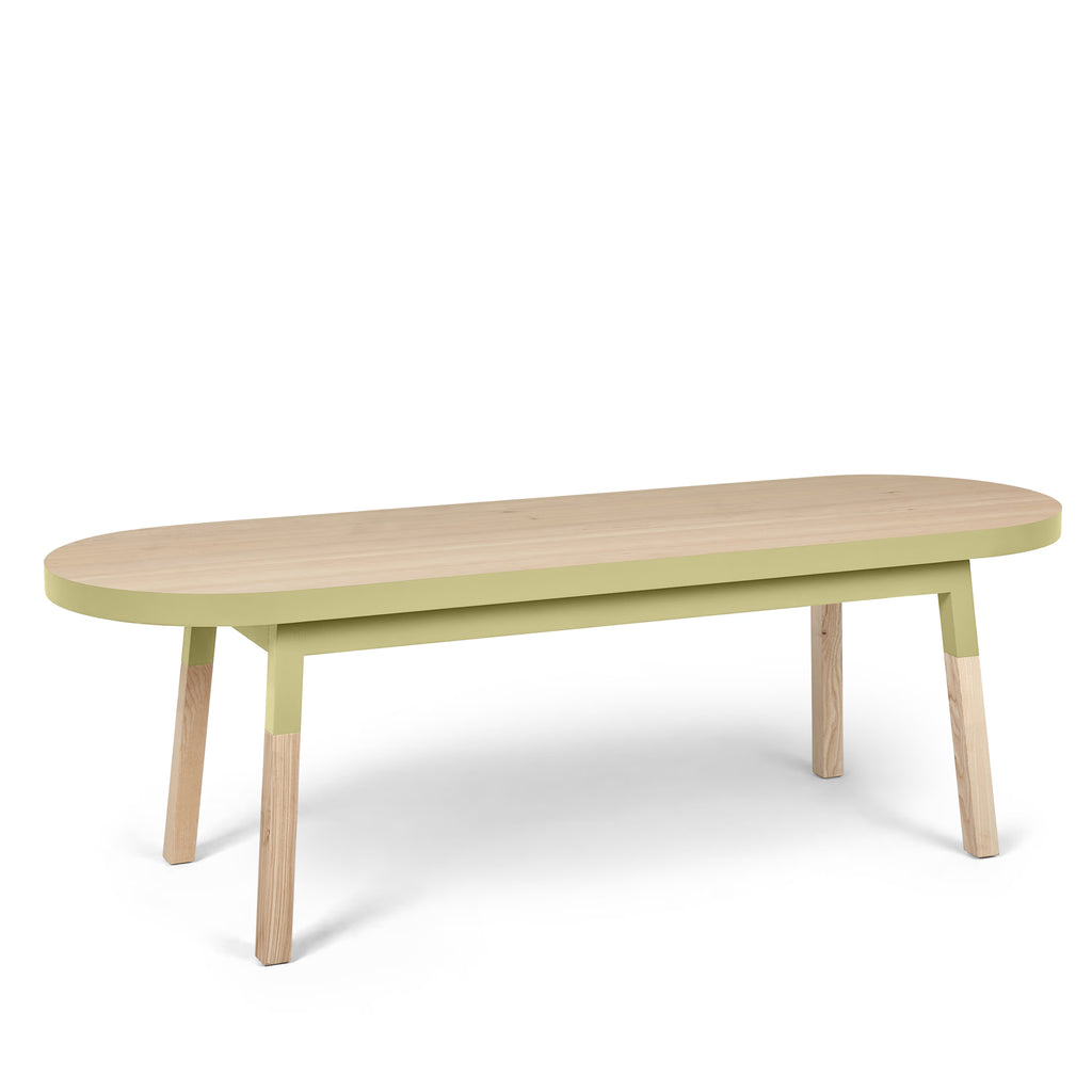 Egee - Bed bench end 140 cm, 100% solid ash