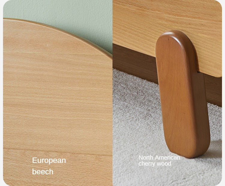 Beech solid wood Bed